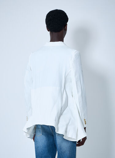Comme Des Garçons Homme Plus Double-Breasted Blazer White hpl0152010