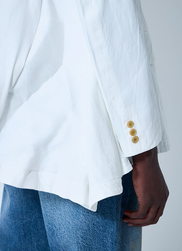 Comme Des Garçons Homme Plus Double-Breasted Blazer White hpl0152010
