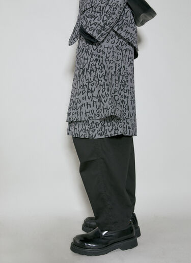 하운즈투스 모노그램 쇼츠 Comme des Garçons Homme Plus 하운즈투스 모노그램 쇼츠 그레이 hpl0154002
