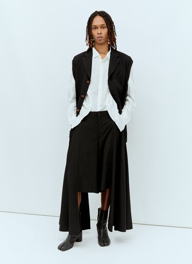 패널 셔츠 Comme des Garçons Homme Plus 패널 셔츠 화이트 hpl0156010
