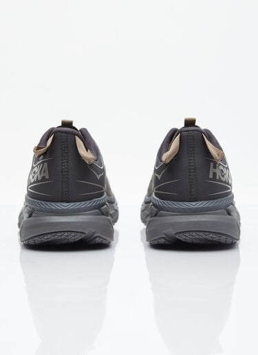 HOKA x Satisfy クリフトン LS サティスファイ ランニングスニーカー ブラック hxs0355002