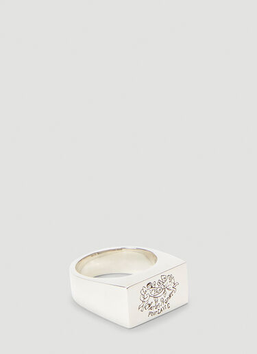 Les Anges Square Ring Johnny Hoxton Les Anges Square Ring Silver hxt0339001
