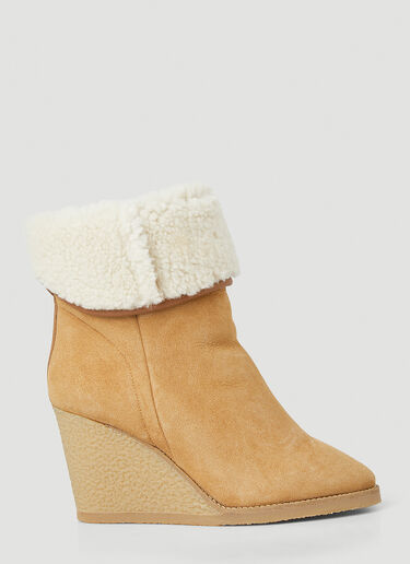 Isabel Marant 토템 웨지 부츠 브라운 ibm0249029