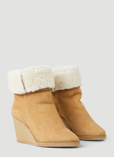 Isabel Marant 토템 웨지 부츠 브라운 ibm0249029