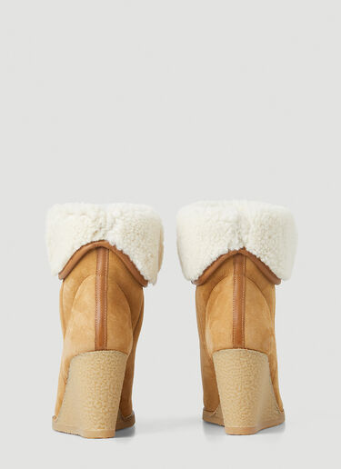 Isabel Marant 토템 웨지 부츠 브라운 ibm0249029