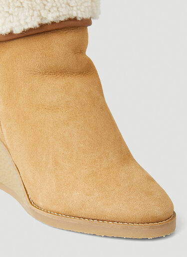 Isabel Marant 토템 웨지 부츠 브라운 ibm0249029