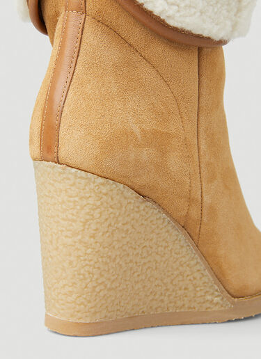 Isabel Marant 토템 웨지 부츠 브라운 ibm0249029