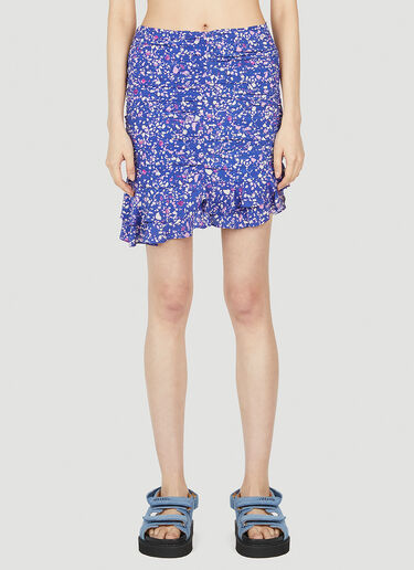 Isabel Marant Milendi Skirt Blue ibm0251015