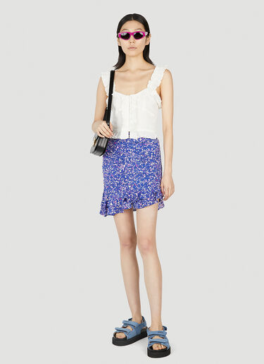 Isabel Marant Milendi Skirt Blue ibm0251015