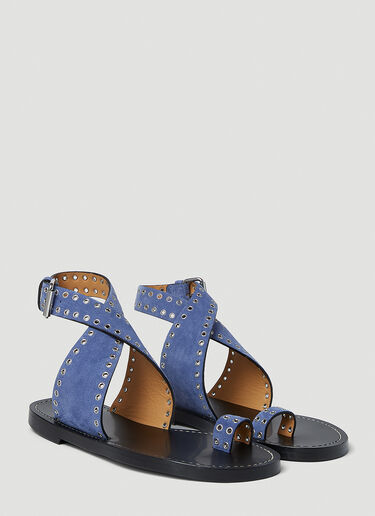 Isabel Marant 줄스 샌들 블루 ibm0251028