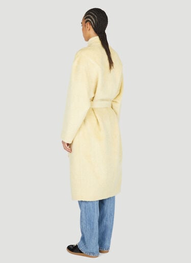 Caliste Wool Coat Isabel Marant Caliste Wool Coat Yellow ibm0253010