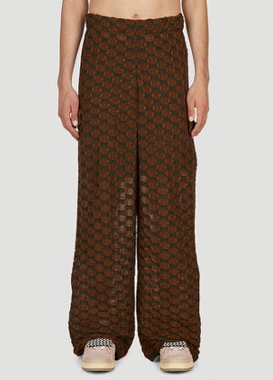 Isa Boulder Reversible Sphere Knit Pants Dark Green isa0151007
