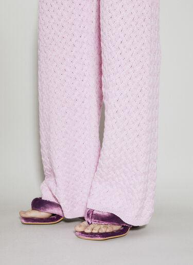 Cableweave Pants Isa Boulder Cableweave Pants Pink isa0254006