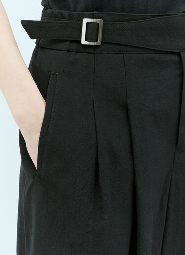 Issey Miyake 이즈 울 팬츠 블랙 ism0255009