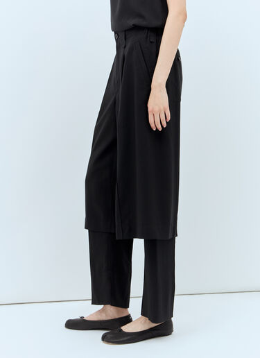 Issey Miyake 二合一叠层裤 黑色 ism0257007
