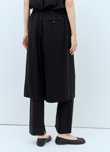 Issey Miyake 二合一叠层裤 黑色 ism0257007