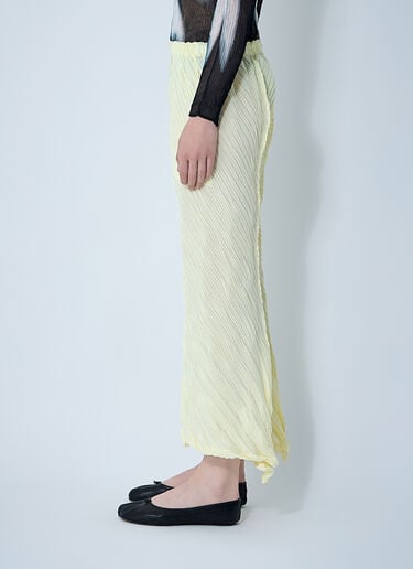 Issey Miyake WRINKLED AND TWISTED パンツ イエロー ism0261003