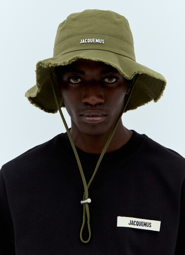 Jacquemus 르 보브 아르티쇼 익스페디션 모자 그린 jac0158029