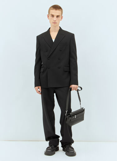 Capri Messenger Shoulder Bag Jacquemus Capri Messenger Shoulder Bag Black jac0158034