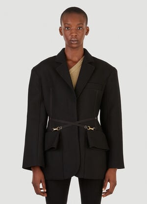 Jacquemus Double-Breasted Blazer Black jac0246028