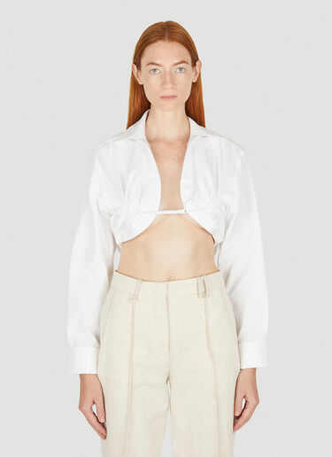Jacquemus La Chemise Machou Shirt White jac0250136