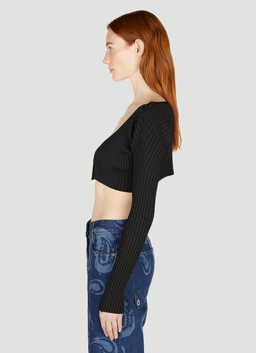 La Maille Pralu Top Jacquemus La Maille Pralu Top Black jac0251037
