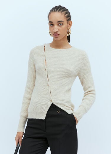 La Maille Pau Sweater Jacquemus La Maille Pau Sweater Beige jac0254030