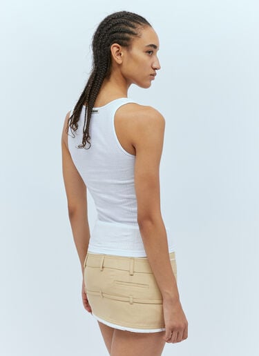 Le Débardeur Caraco Tank Top Jacquemus Le Débardeur Caraco Tank Top White jac0254034