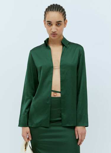 라 슈미즈 노테 셔츠 Jacquemus 라 슈미즈 노테 셔츠 그린 jac0256019