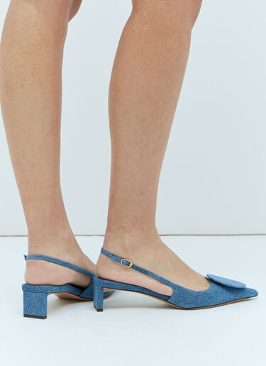 Les Slingbacks Duelo Heels Jacquemus Les Slingbacks Duelo Heels Blue jac0256045