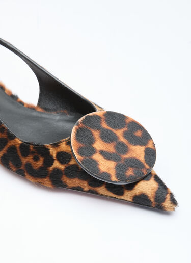 Les Slingbacks Duelo Flats Jacquemus Les Slingbacks Duelo Flats Brown jac0256046