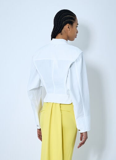 Jacquemus Le Chemise Mirada shirt White jac0260003
