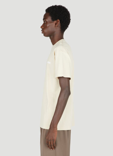 로고 프린트 티셔츠 Jacquemus 로고 프린트 티셔츠 라이트 베이지 jac0354002