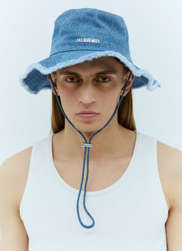 르 밥 아티쇼 버킷 햇 Jacquemus 르 밥 아티쇼 버킷 햇 블루 jac0356004
