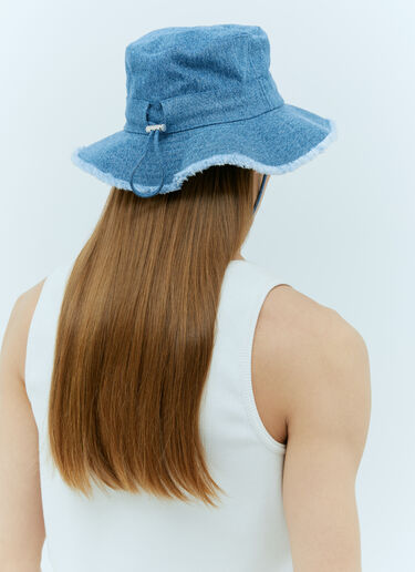 Jacquemus 르 밥 아티쇼 버킷 햇 블루 jac0356004