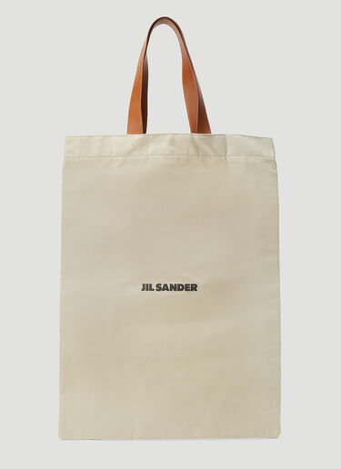 Flat Shopper Large Tote Bag Jil Sander Flat Shopper Large Tote Bag Brown jil0143048