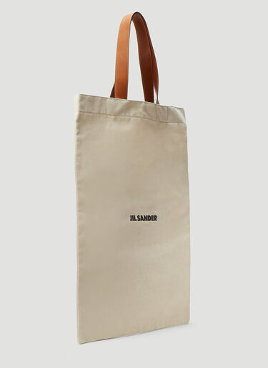 Flat Shopper Large Tote Bag Jil Sander Flat Shopper Large Tote Bag Brown jil0143048