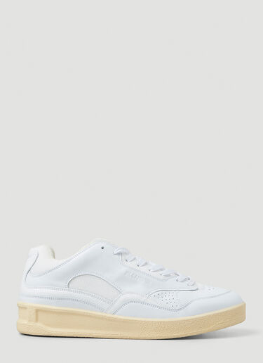 Jil Sander 디보싱 로고 스니커즈 화이트 jil0149027