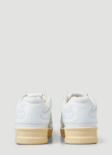 Jil Sander 디보싱 로고 스니커즈 화이트 jil0149027