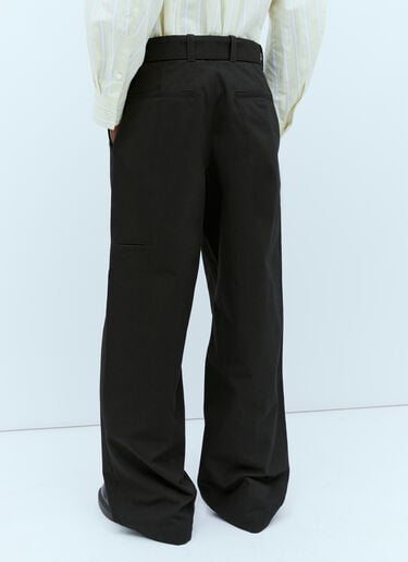 束带休闲裤 Jil Sander 束带休闲裤 黑 jil0153009