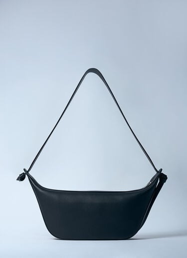 Jil Sander 大号打结斜挎包  黑色 jil0159011