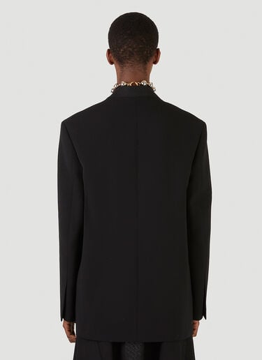 오버사이즈 V넥 블레이저 Jil Sander 오버사이즈 V넥 블레이저 블랙 jil0245002