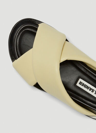 Platform Sandals Jil Sander Platform Sandals Cream jil0247053