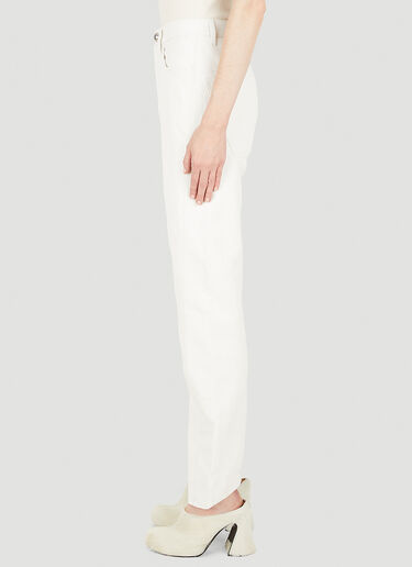 Jil Sander 스트레이트 레그 진 화이트 jil0248002