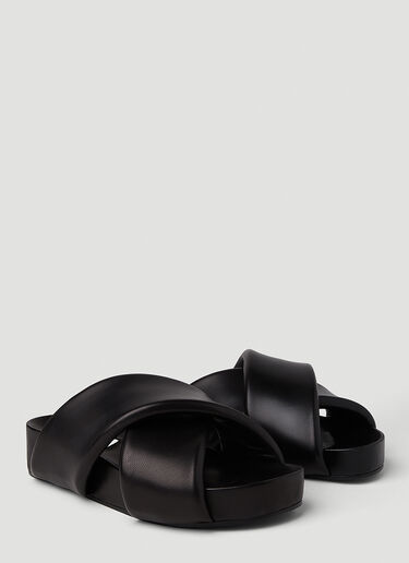 Padded Sandals Jil Sander Padded Sandals Black jil0251038