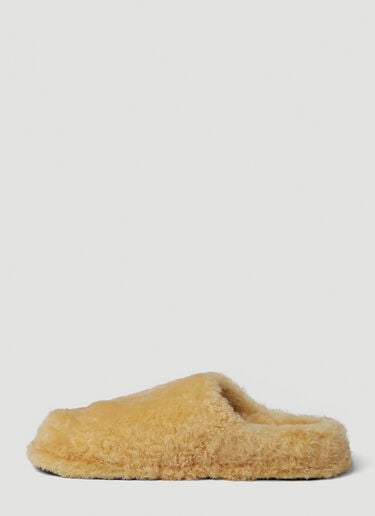 Shearling Slippers Jil Sander Shearling Slippers Cream jil0251057