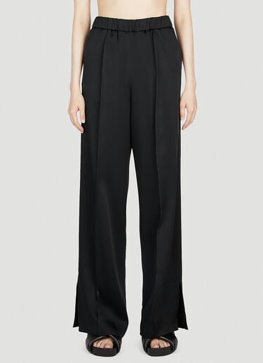 裤脚开衩长裤 Jil Sander 裤脚开衩长裤 黑色 jil0253001