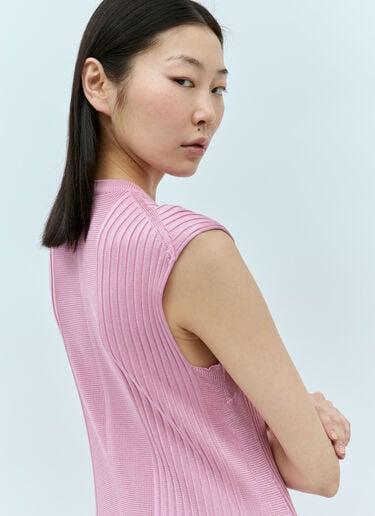 Ribbed Midi Dress Jil Sander Ribbed Midi Dress Pink jil0255012