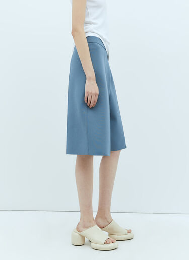 针织百慕大短裤 Jil Sander 针织百慕大短裤 蓝 jil0256006