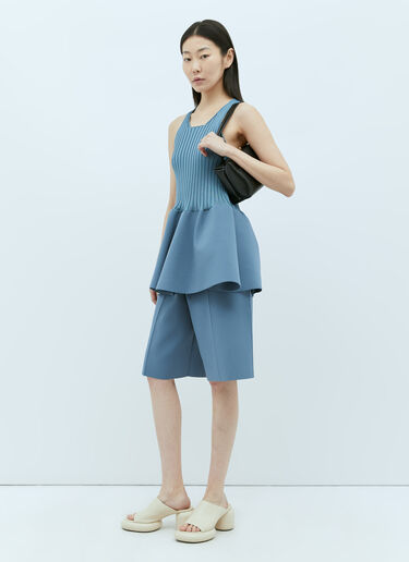 针织百慕大短裤 Jil Sander 针织百慕大短裤 蓝 jil0256006